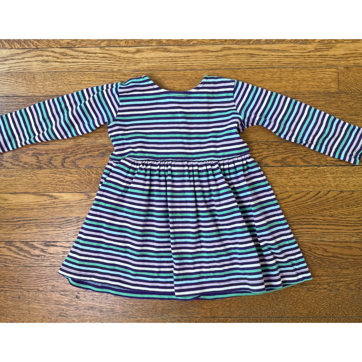 Hanna Andersson Girls' Striped Old School Dress Size 3