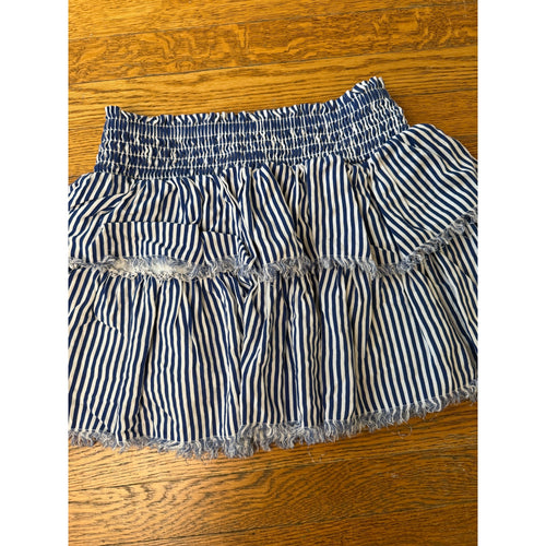 Aerie Women's Blue Striped Skirt Size XXS