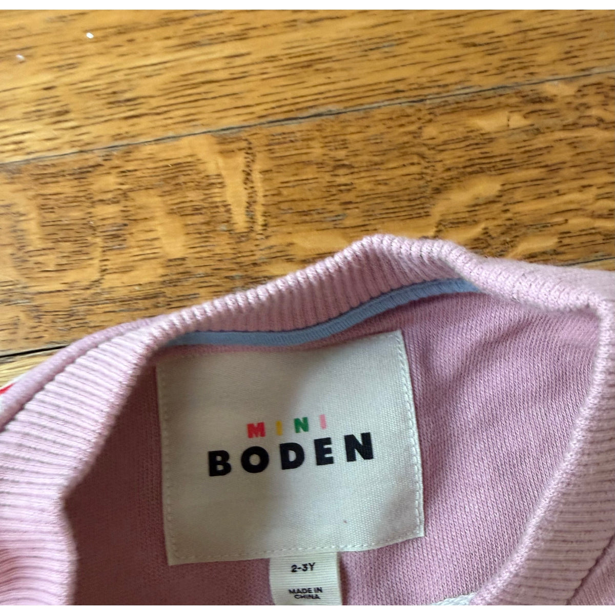 Mini Boden Girls' Dotted Christmas Tree Sweatshirt Size 2-3