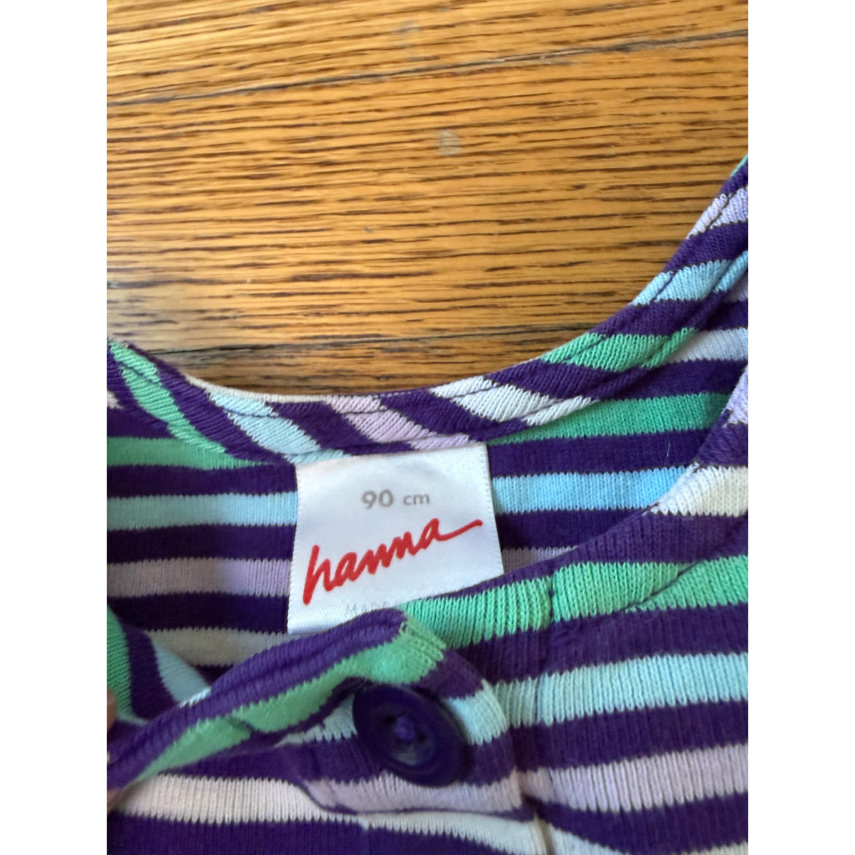 Hanna Andersson Girls' Striped Old School Dress Size 3