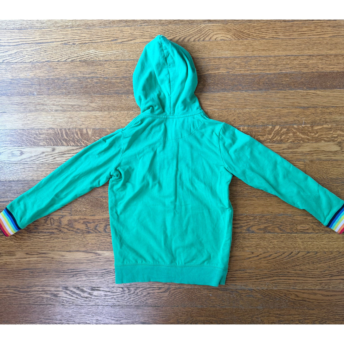 Primary Kids' Green Hooded Sweatshirt Size 6-7
