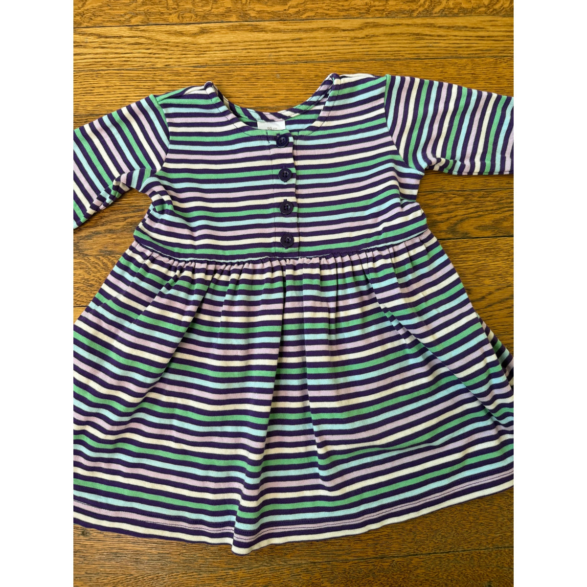 Hanna Andersson Girls' Striped Old School Dress Size 3